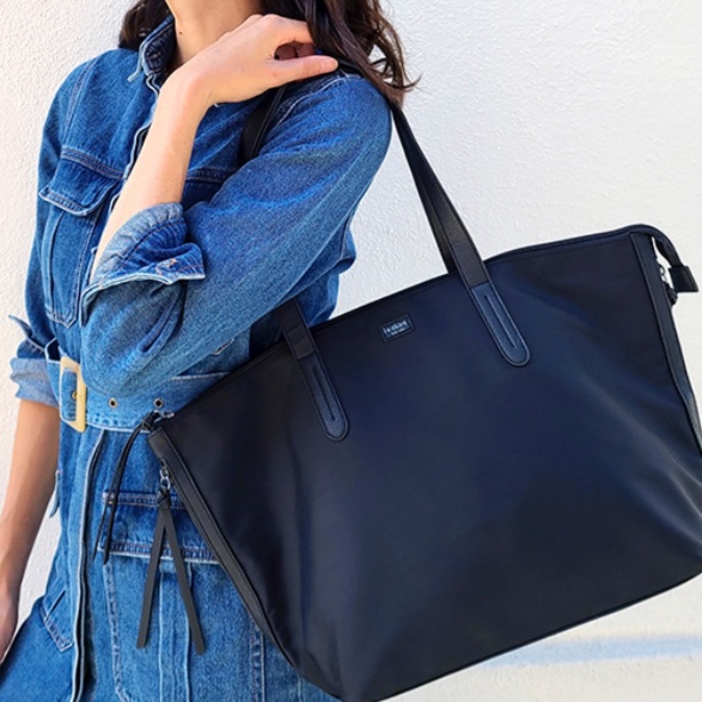 Black Tote Bag Botkier New York Bond Tote Zipper Top NWT